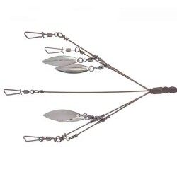 Diamond Baits 3.5 Tight Wad 5-Arm Micro Umbrella Rig w/ 4 Nickel Blades Diamond Baits 3.5 Tight Wad 5-Arm Micro Umbrella Rig w/ 4 Nickel Blades