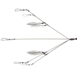 Diamond Baits 5.5 5-Arm Umbrella Rig w/Nickel Blades Diamond Baits 5.5 5-Arm Umbrella Rig w/Nickel Blades